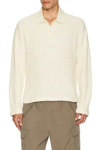 Honor The Gift Long Sleeve Knit Polo | Thumbnail 6