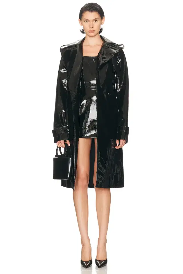 LaQuan Smith Trench Coat