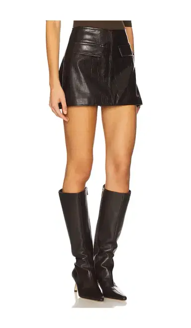 BLANKNYC Faux Leather Mini Skirt | Thumbnail 2
