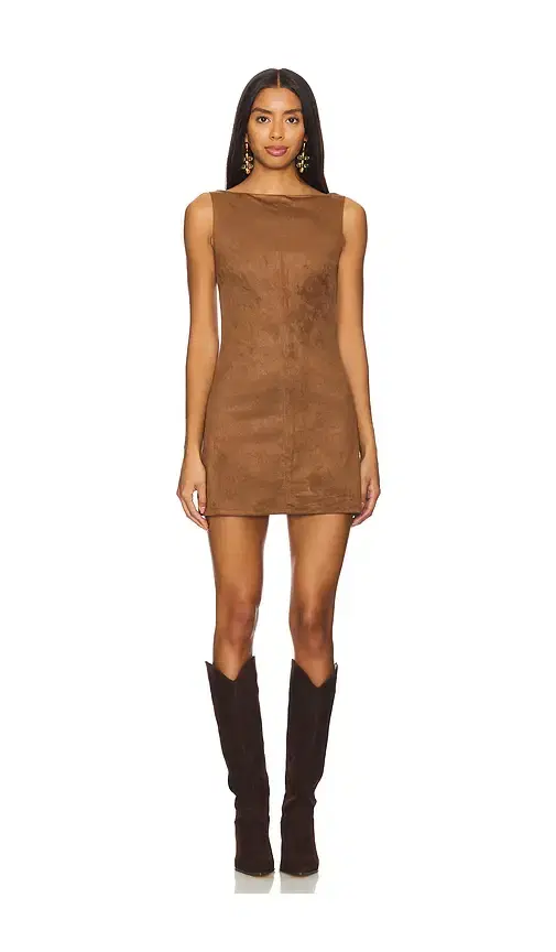 Tularosa Mimi Faux Suede Dress