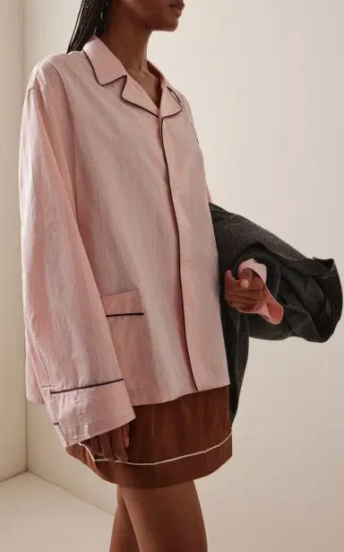 Prada Jacquard Cotton PJ Top | Thumbnail 3 Prada Jacquard Cotton PJ Top | Thumbnail 3