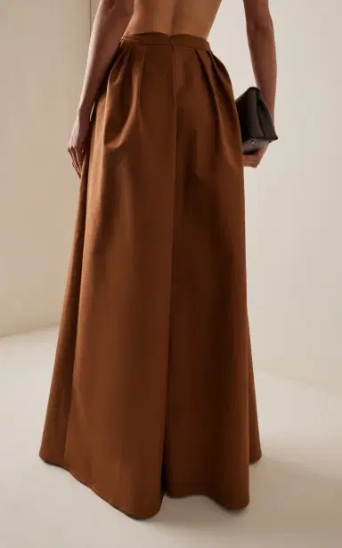 Carolina Herrera Stretch-Cotton Palazzo Pants | Thumbnail 4