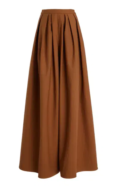 Carolina Herrera Stretch-Cotton Palazzo Pants | Thumbnail 1