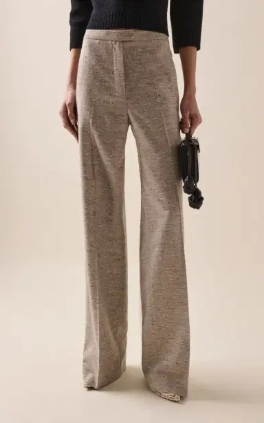 Magda Butrym Silk-Blend Flared Pants | Thumbnail 3 Magda Butrym Silk-Blend Flared Pants | Thumbnail 3