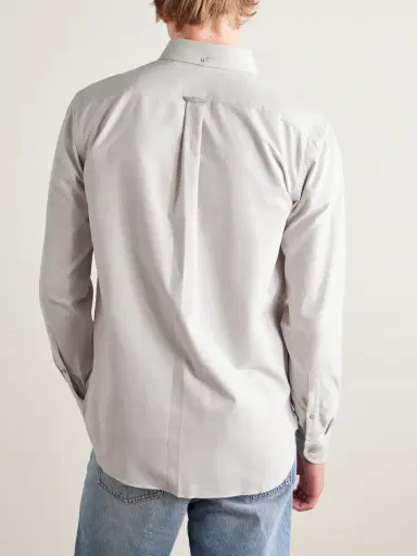 ELEVENTY Button-Down Collar Cotton Oxford Shirt - Men | Thumbnail 3