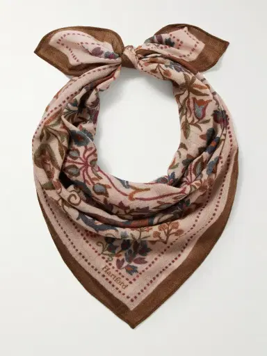 Hartford Printed Wool Bandana - Men | Thumbnail 4