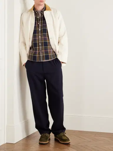 Corridor Tea Tree Checked Cotton Shirt - Men | Thumbnail 2 Corridor Tea Tree Checked Cotton Shirt - Men | Thumbnail 2