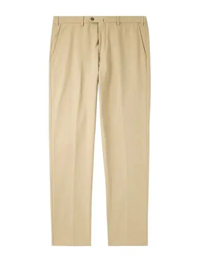 Loro Piana Carlo Hyannis Tapered Cotton-Blend Trousers - Men | Thumbnail 1 Loro Piana Carlo Hyannis Tapered Cotton-Blend Trousers - Men | Thumbnail 1