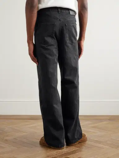 Loewe Wide-Leg Logo-Embroidered Jeans - Men | Thumbnail 4 Loewe Wide-Leg Logo-Embroidered Jeans - Men | Thumbnail 4