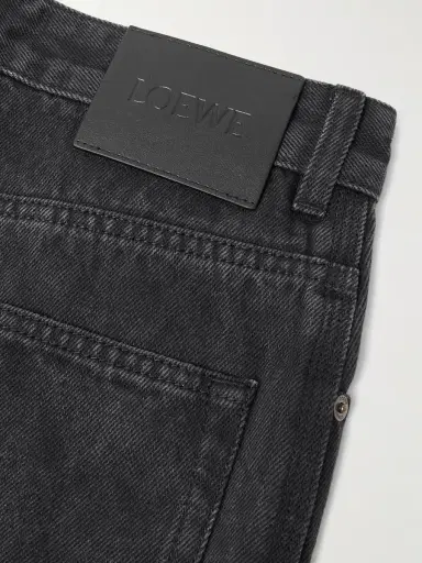 Loewe Wide-Leg Logo-Embroidered Jeans - Men | Thumbnail 5 Loewe Wide-Leg Logo-Embroidered Jeans - Men | Thumbnail 5