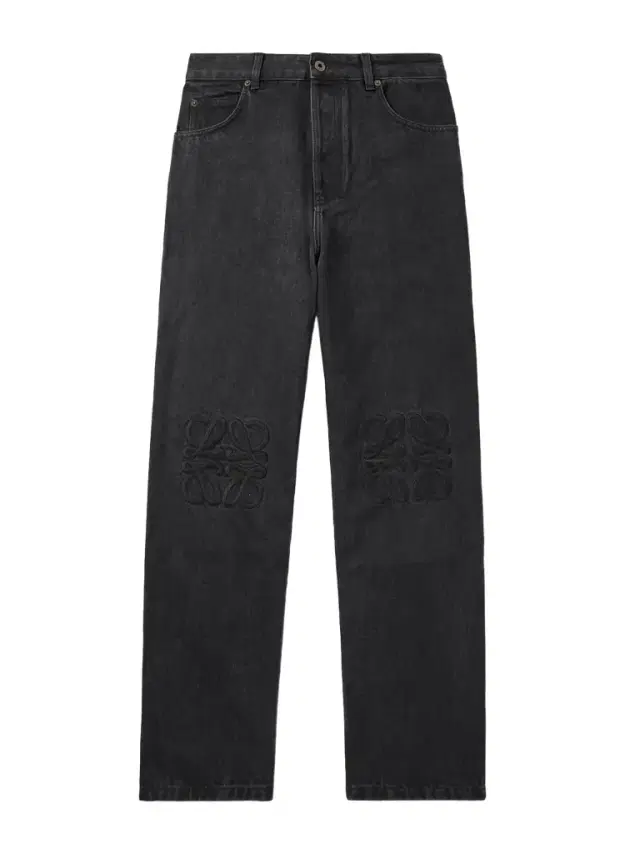 Loewe Wide-Leg Logo-Embroidered Jeans - Men