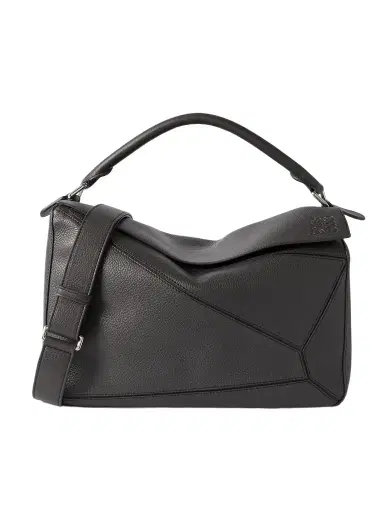 Loewe Puzzle Edge Large Logo-Debossed Full-Grain Leather Messenger Bag - Men | Thumbnail 1 Loewe Puzzle Edge Large Logo-Debossed Full-Grain Leather Messenger Bag - Men | Thumbnail 1