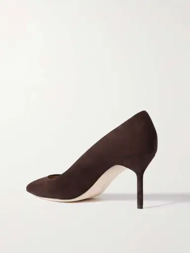 Manolo Blahnik Bb 70 Suede Pumps | Thumbnail 3 Manolo Blahnik Bb 70 Suede Pumps | Thumbnail 3