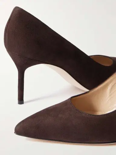 Manolo Blahnik Bb 70 Suede Pumps | Thumbnail 4 Manolo Blahnik Bb 70 Suede Pumps | Thumbnail 4