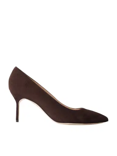 Manolo Blahnik Bb 70 Suede Pumps | Thumbnail 1 Manolo Blahnik Bb 70 Suede Pumps | Thumbnail 1