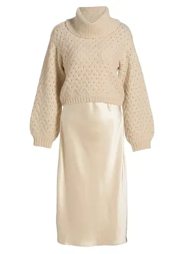 dh New York Women's Ani Sweater & Slip Dress Set | Thumbnail 1