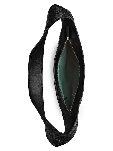 Bottega Veneta Men's Large Intrecciato Leather Crossbody Bag | Thumbnail 3 Bottega Veneta Men's Large Intrecciato Leather Crossbody Bag | Thumbnail 3