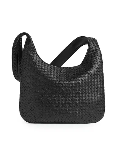 Bottega Veneta Men's Large Intrecciato Leather Crossbody Bag | Thumbnail 1 Bottega Veneta Men's Large Intrecciato Leather Crossbody Bag | Thumbnail 1