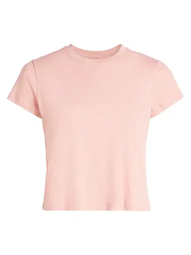 AG Jeans Women's Sadie Crewneck T-Shirt - Sparkling Rose - Size XS | Thumbnail 1