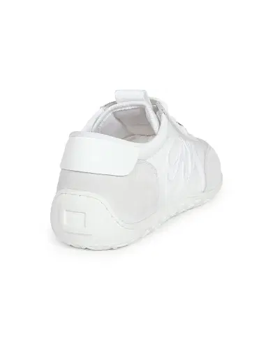 Roger Vivier Women's Viv Suede Mesh Low-Top Sneakers - White | Thumbnail 3 Roger Vivier Women's Viv Suede Mesh Low-Top Sneakers - White | Thumbnail 3