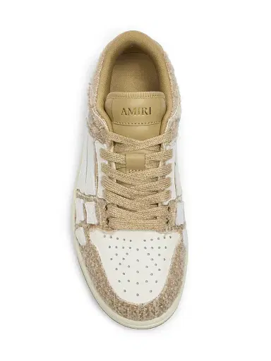 Amiri Women's Bouclé Skel Top Low-Top Sneakers - Black | Thumbnail 10 Amiri Women's Bouclé Skel Top Low-Top Sneakers - Black | Thumbnail 10