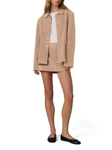 Joe's Jeans Women's Faux-Suede Chore Coat | Thumbnail 2