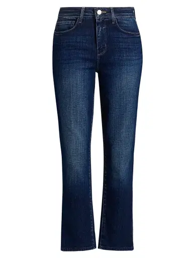 L'Agence Women's Celestia Cropped Ultra High-Rise Slim-Straight Jeans | Thumbnail 1 L'Agence Women's Celestia Cropped Ultra High-Rise Slim-Straight Jeans | Thumbnail 1