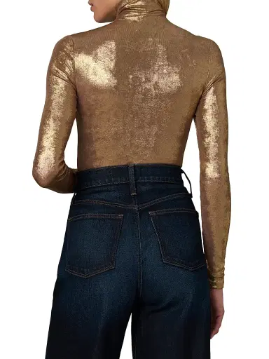 Joe's Jeans Women's The Tony Long-Sleeve Top - Bronze Brown | Thumbnail 5