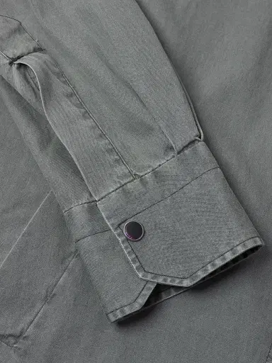 Kiton Men's Mariano Hooded Chambray Shirt | Thumbnail 6 Kiton Men's Mariano Hooded Chambray Shirt | Thumbnail 6