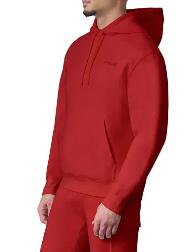 Mackage Men's Kolton Logo Cotton-Blend Hoodie - Lava - Size XL | Thumbnail 3 Mackage Men's Kolton Logo Cotton-Blend Hoodie - Lava - Size XL | Thumbnail 3
