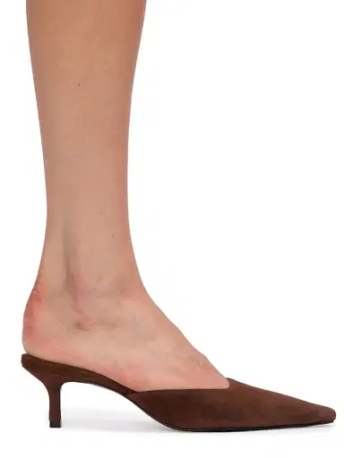 Black Suede Studio Women's Riley 50MM Suede Mules - Brownie Suede - Size 12 | Thumbnail 6