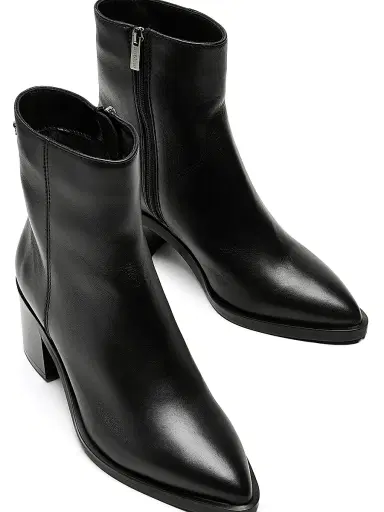 La Canadienne Women's Julieta 65MM Leather Booties - Black Leather - Size 9.5 | Thumbnail 4 La Canadienne Women's Julieta 65MM Leather Booties - Black Leather - Size 9.5 | Thumbnail 4
