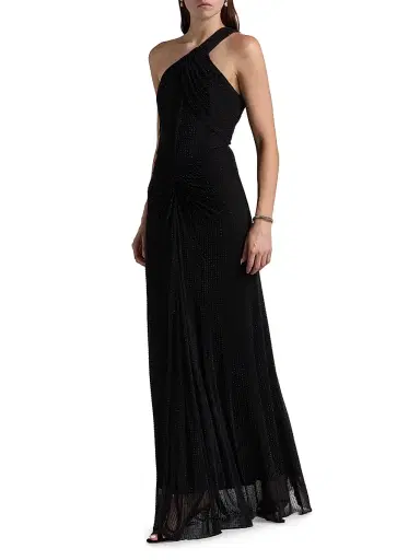 BCBGMAXAZRIA Women's Embellished Twist Hot Fix Gown - Black - Size 12 | Thumbnail 4 BCBGMAXAZRIA Women's Embellished Twist Hot Fix Gown - Black - Size 12 | Thumbnail 4