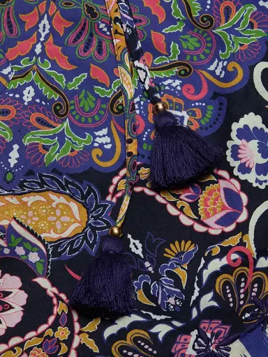 FIGUE Women's Mae Kaleidoscope Printed Blouse | Thumbnail 7 FIGUE Women's Mae Kaleidoscope Printed Blouse | Thumbnail 7