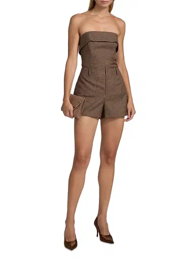 Cami NYC Women's Jolie Plaid Tweed Shorts | Thumbnail 2 Cami NYC Women's Jolie Plaid Tweed Shorts | Thumbnail 2