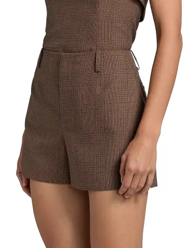 Cami NYC Women's Jolie Plaid Tweed Shorts | Thumbnail 4 Cami NYC Women's Jolie Plaid Tweed Shorts | Thumbnail 4
