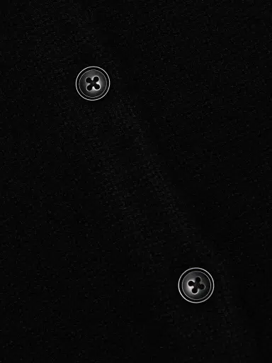 Loulou de Saison Women's Aidar Wool-Cashmere Cardigan - Black - Size Medium | Thumbnail 7