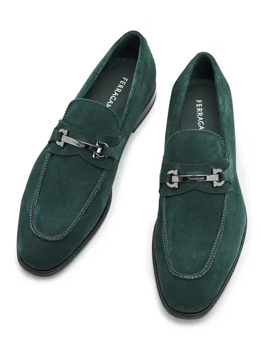 Ferragamo Men's Bently Leather Loafers | Thumbnail 4 Ferragamo Men's Bently Leather Loafers | Thumbnail 4