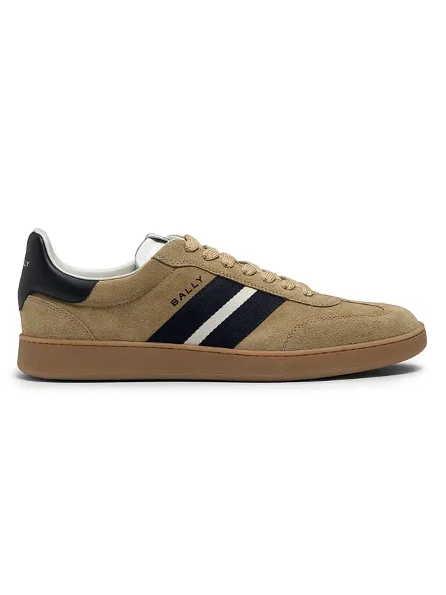 Men's Roget Retro Crest Suede Low-Top Sneakers - Recife Dark Brown