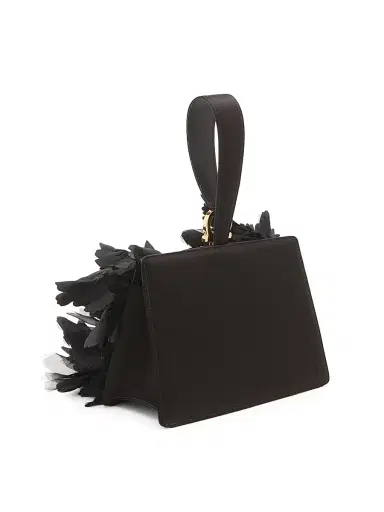 FERRAGAMO Women's Gancini Appliqué Leather Clutch - Nero | Thumbnail 5