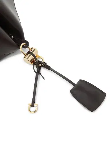 Ferragamo Women's Extra-Small Scarf Leather Shoulder Bag | Thumbnail 5