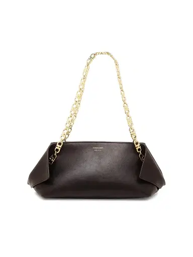 Ferragamo Women's Extra-Small Scarf Leather Shoulder Bag | Thumbnail 1