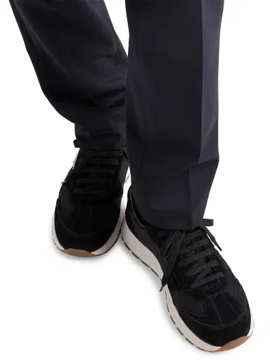 Prada Prax Suede and Re Nylon Sneakers - Black - Size 10.5 | Thumbnail 5 Prada Prax Suede and Re Nylon Sneakers - Black - Size 10.5 | Thumbnail 5