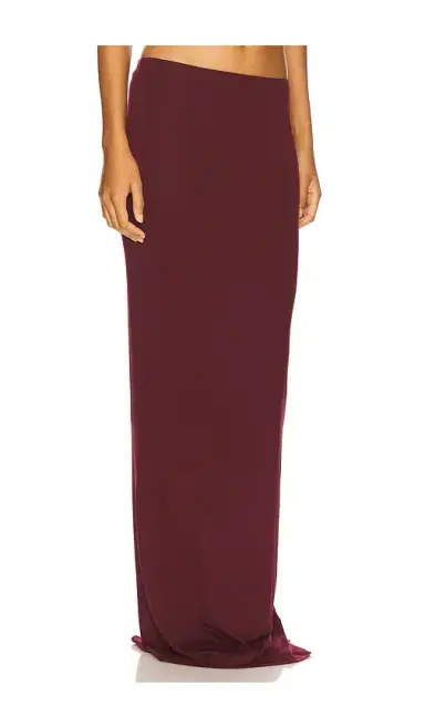 ÉTERNE Maxi Soft Jersey Skirt | Thumbnail 2