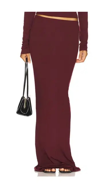 ÉTERNE Maxi Soft Jersey Skirt | Thumbnail 1