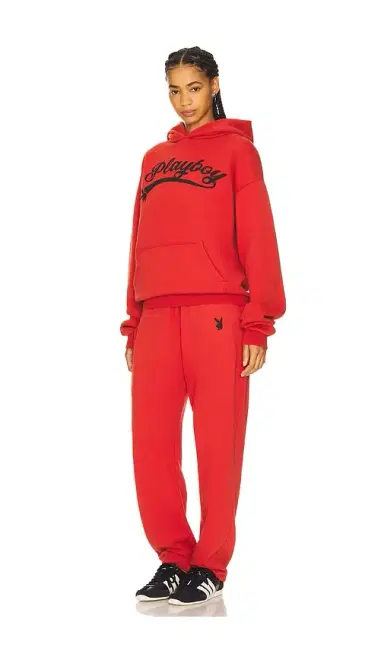 Playboy Logo Hoodie and Sweatpant Set | Thumbnail 4