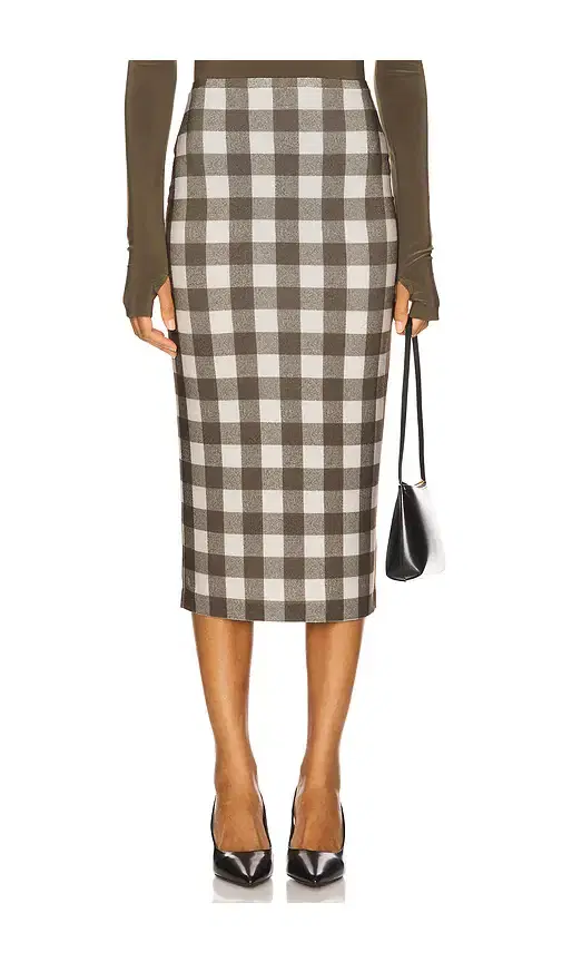 Straight Skirt To Midcalf