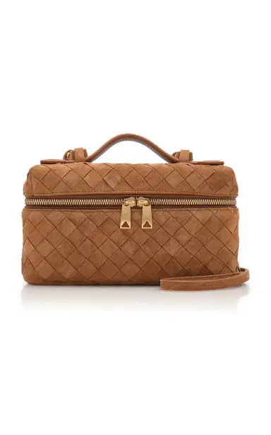 Bottega Veneta Bang Bang Intrecciato Suede Bag | Thumbnail 1 Bottega Veneta Bang Bang Intrecciato Suede Bag | Thumbnail 1