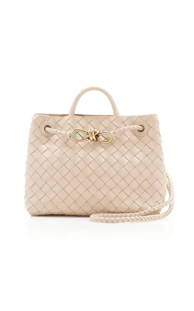 Small Andiamo Intrecciato Leather Bag