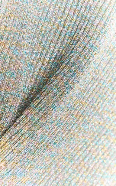 Miu Miu Lamé Ribbed-Knit Midi Skirt | Thumbnail 5